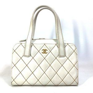 CHANEL CC CC Mark bag Wild stitch Vintage Mini Duffle Bag Shoulder Bag Hand Bag
